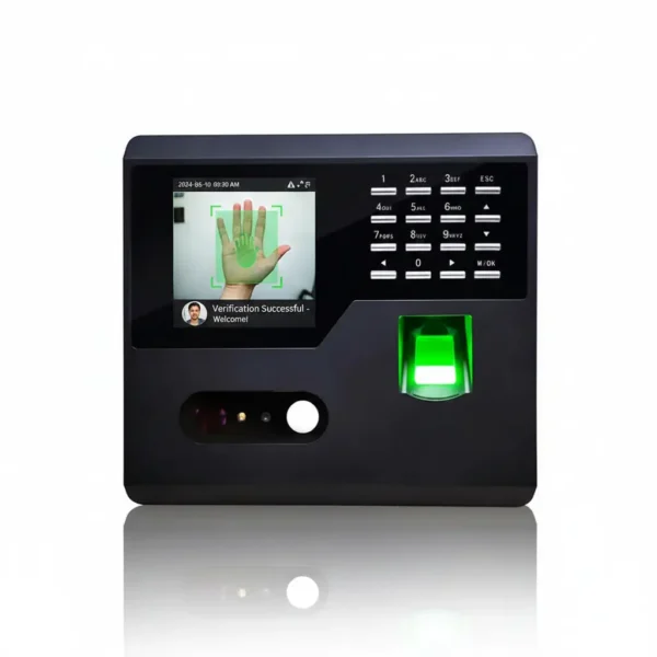 Système de Pointage Biométrique & Contrôle d'Accès : Visage, Empreinte et Code PIN