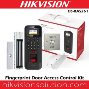 Kit de Contrôle d'Accès Complet Hikvision DS-KAS261 – Empreinte, Carte & Code PIN