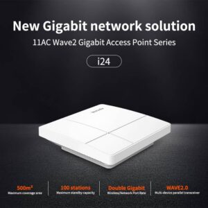 Point d'Accès Plafonnier Tenda i24 AC1200 Wave 2 Gigabit Dual-Band