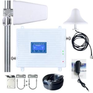 Pack Amplificateur de Signal Mobile Tri-Bande GSM/DCS/3G/4G LTE - Kit Complet