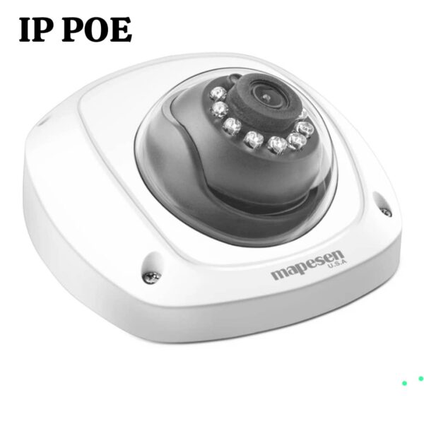 Caméra de Surveillance Dôme IP POE 4MP Mapesen – Audio Intégré et Objectif 3,6mm.