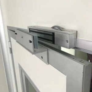 Ventouse Électromagnétique 280kg avec Support en U pour Porte en Verre et autre