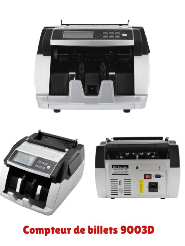 : Compteuse de Billets Professionnelle 9003D - Détection de Faux Billets UV/MG