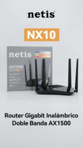 Routeur Netis NX10 AX1500 Wireless Dual Band Gigabit