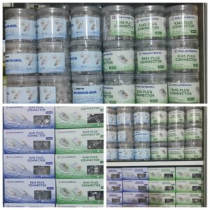 Connecteur RJ45 Blindé Haute Performance - Marque HUALIANTENGDA (Pack de 100)